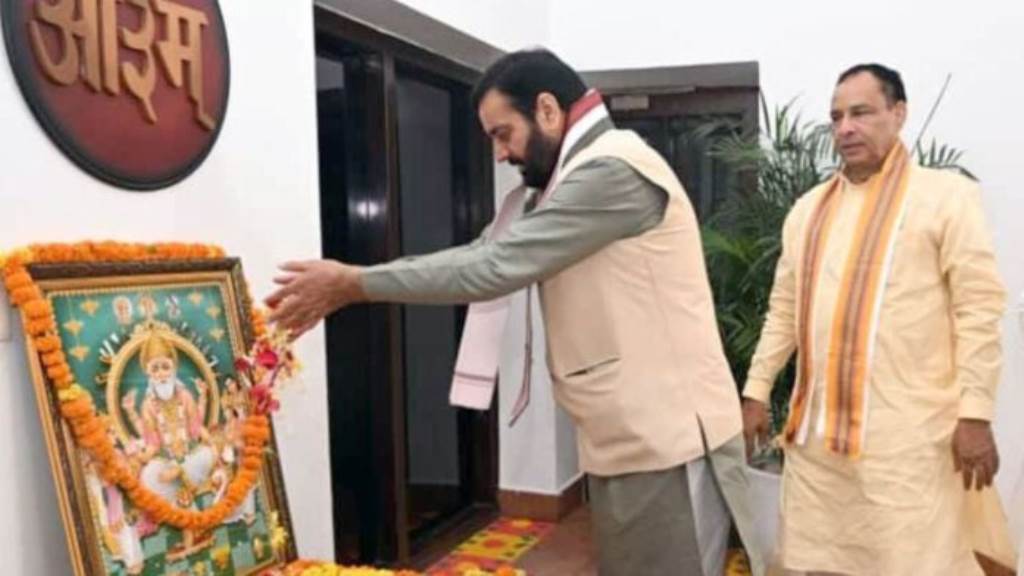 ਮੁੱਖ ਮੰਤਰੀ ਨਾਇਬ ਸਿੰਘ ਸੈਣੀ ਨੇ ਭਗਵਾਨ ਸ੍ਰੀ ਵਿਸ਼ਵਕਰਮਾ ਦਿਵਸ ਤੇ ਕੀਤਾ ਪੂਜਾਪਾਠ